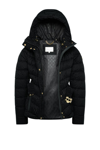 Arosa Jacket Black Mini Flock
