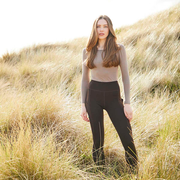 Ridgeline Womens Infinity Leggings Deep Bark