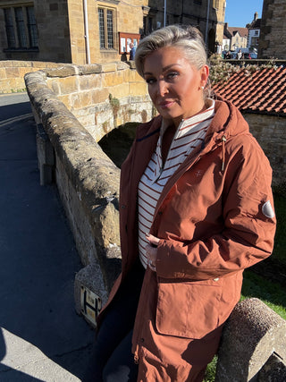 Imogen Ladies Coat - Rust