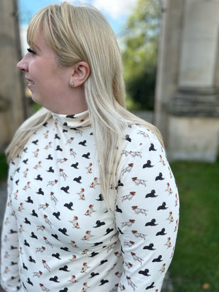 Cosy Art Roll Neck