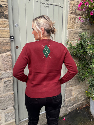 Sloane Cardigan in Burgundy