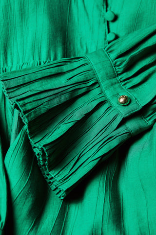 Phoebe V-Neck Maxi Dress Jewell Green