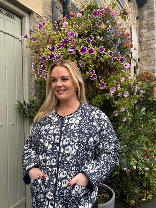 Kirsten Jacket - Rich Navy & Wild Oat