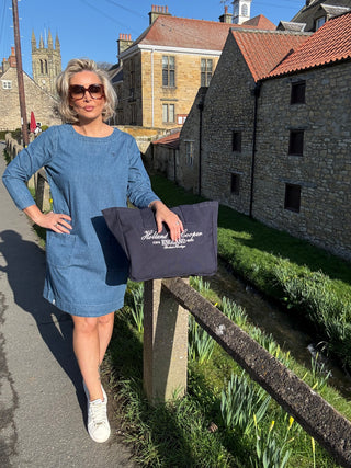 Ladies Anna Dress - Denim