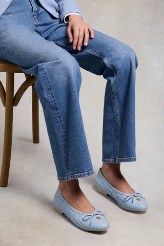 Ballet Shoe Ice Blue Boucle