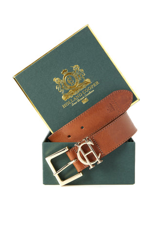 HC Classic Logo Belt in Tan