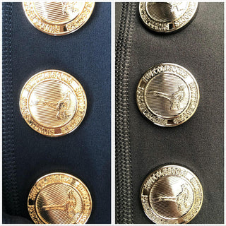 Leggings with Gold Buttons