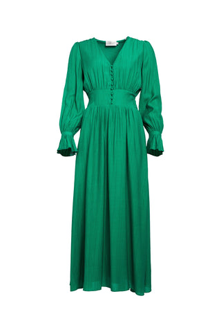 Phoebe V-Neck Maxi Dress Jewell Green