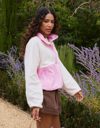 Snap Polar Fleece - Pink Blossom