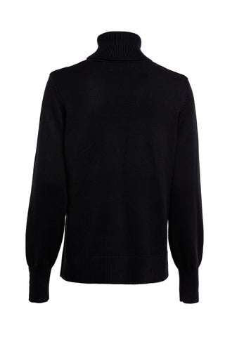 Chamonix Roll Neck Knit in Black
