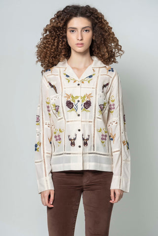 Ladies Coral Jersey - Rust Stripe