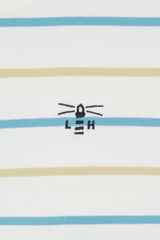 Ladies Causeway II Top - Blue & Clay Stripe