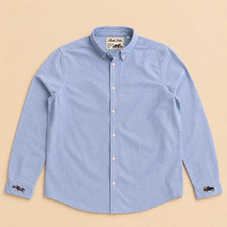 Race Day Oxford Blue Shirt