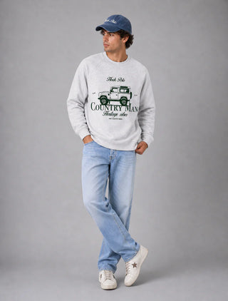 Landy Beach Club Sweater Cool Grey