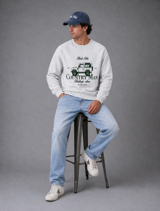 Landy Beach Club Sweater Cool Grey