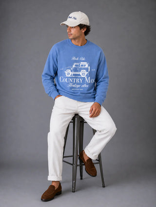 Landy Beach Club Sweater Blue