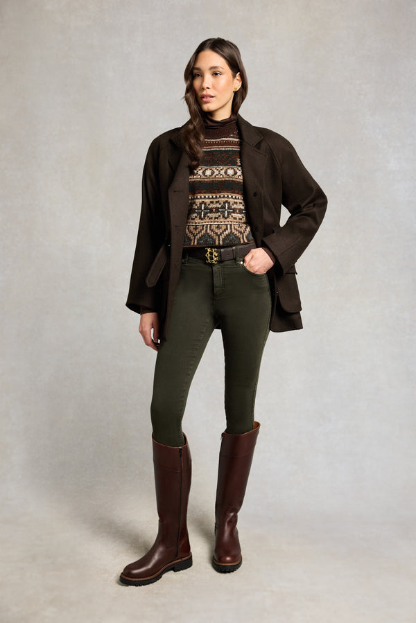 CONTOUR SKINNY JEAN - DARK PINE