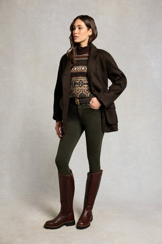 CONTOUR SKINNY JEAN - DARK PINE