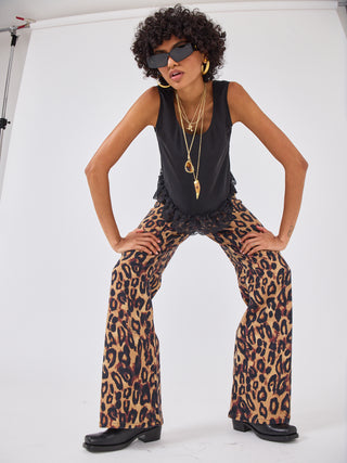 Cosmic Cat Flare Jeans