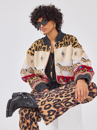 Cosmic Cat Flare Jeans