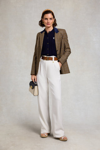 COTSWOLD SHORT SLEEVED CARDIGAN INK NAVY