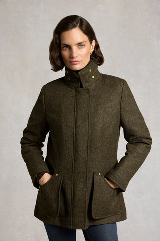 Country Classic Jacket Dark Green Herringbone