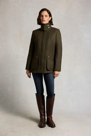 Country Classic Jacket Dark Green Herringbone