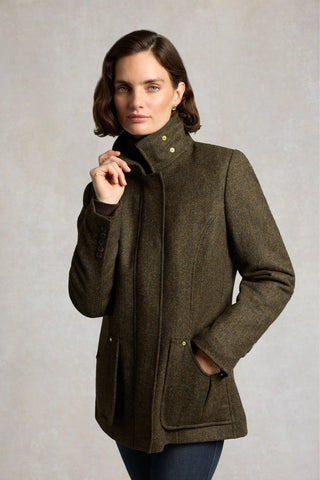 Country Classic Jacket Dark Green Herringbone