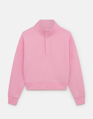 Urban Snap Collar Sweatshirt Pink Blossom
