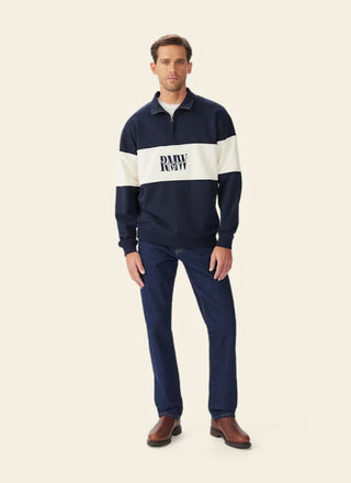 Heritage 1/4 Zip Sweatshirt - Navy