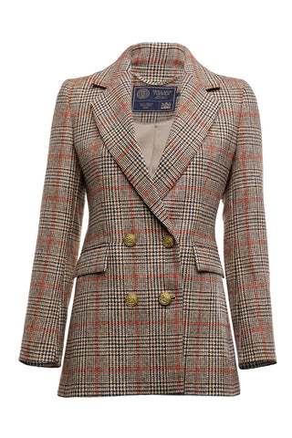 Double Breasted Blazer Orange Windsor
