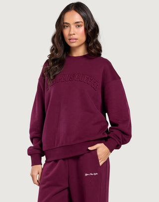 Daily Relaxed Fit Crewneck - Cherry Crush
