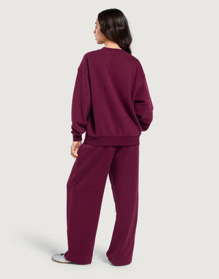 Daily Relaxed Fit Crewneck - Cherry Crush