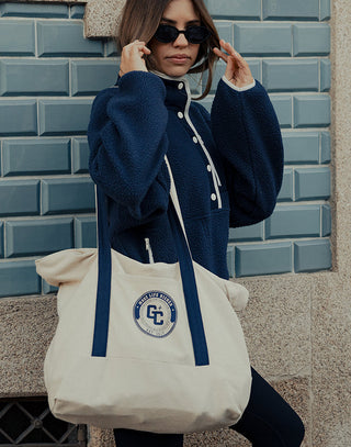 Canvas Tote in Navy