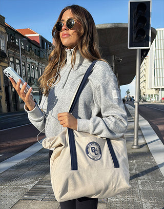 Canvas Tote in Navy