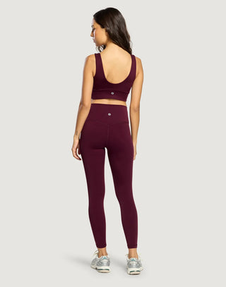 Day Kind 7/8 Leggings - Cherry Crush