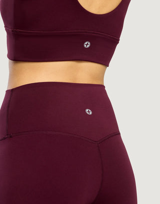 Day Kind 7/8 Leggings - Cherry Crush