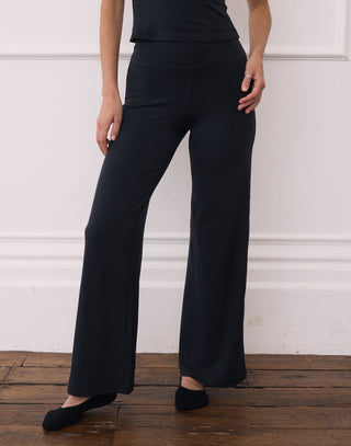 Day Kind Wide Leg Leggings - Black