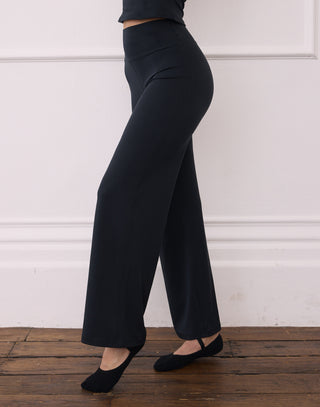 Day Kind Wide Leg Leggings - Black