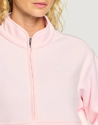 Polar Half Zip Fleece - Ballet Pink