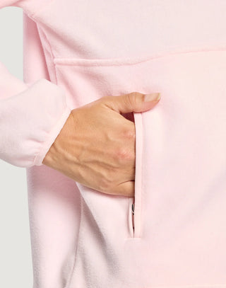 Polar Half Zip Fleece - Ballet Pink