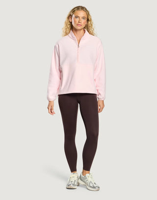 Polar Half Zip Fleece - Ballet Pink