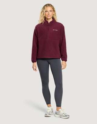 Polar Half Zip Fleece - Cherry Crush