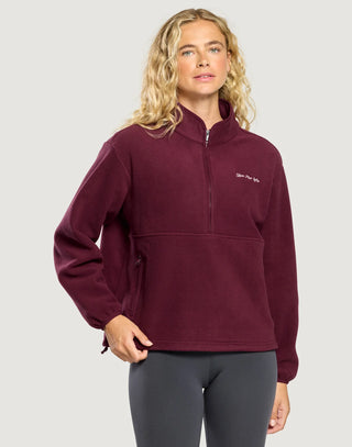 Polar Half Zip Fleece - Cherry Crush