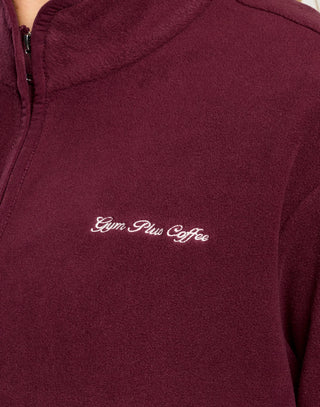 Polar Half Zip Fleece - Cherry Crush