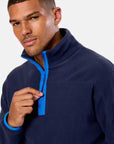 Men's Half Zip Polar Fleece Twilight Navy
