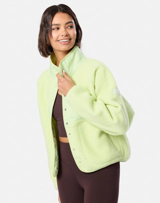 Horizon Layer Up Full Snap Lime Sorbet