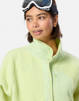 Horizon Layer Up Full Snap Lime Sorbet