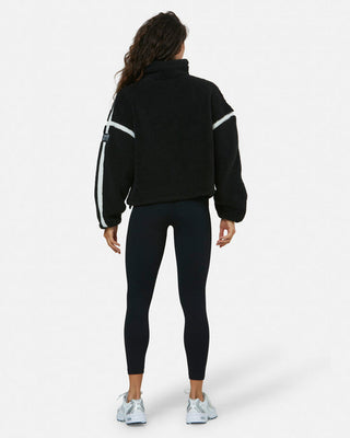 Industry Half Zip Fleece in Black - Gym Plus Coffee