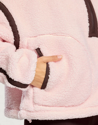 Industry Fleece Half Zip - Ballet Pink